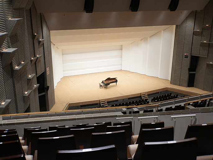 2階席 11列1番からの舞台