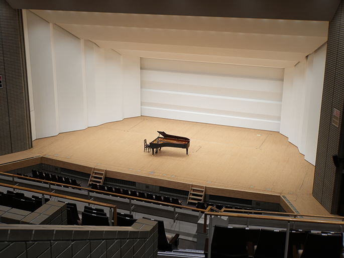 2階席 9列47番からの舞台