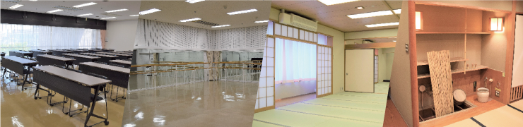 会議室・練習室・和室・茶華道室の画像
